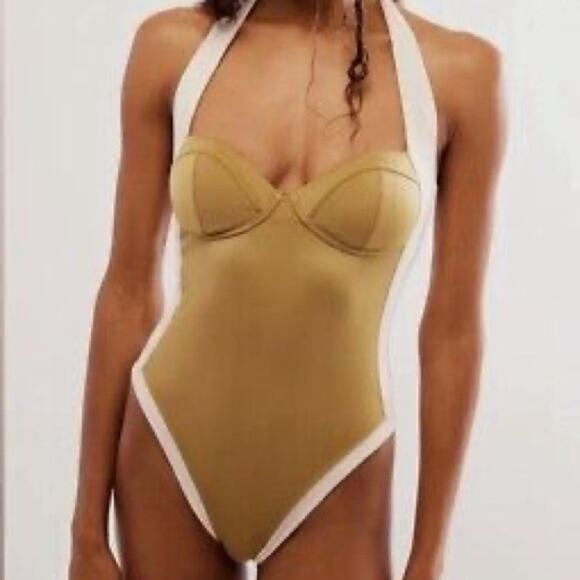 We Are HAH Pull Thru One Piece Bodysuit / Swimsuit Shroom Size Small - Picture 3 of 7